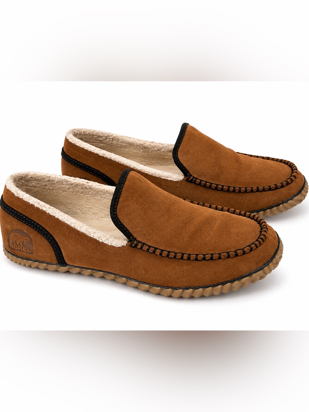 SOREL Men’s Falcon Ridge II Brown Suede Slippers Size 10.5